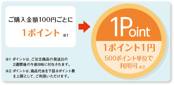 ポイントについて ポイントについて