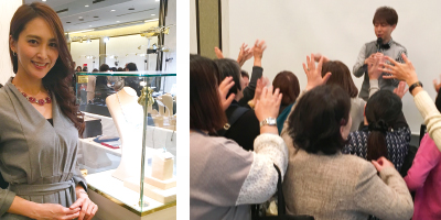 普段放送では声を聞けないモデルさんと辻さんとのレアなトークショーも!その後のチェキ会では辻さんの周りに何重もの列が! 普段放送では声を聞けないモデルさんと辻さんとのレアなトークショーも!その後のチェキ会では辻さんの周りに何重もの列が!