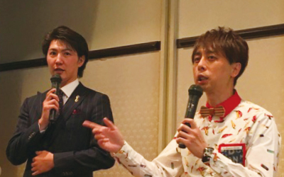 「純烈」の元メンバー林田さんの初お目見え! 「純烈」の元メンバー林田さんの初お目見え!