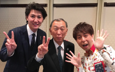 仙台を熱くさせた3人組で記念にパシャリ! 仙台を熱くさせた3人組で記念にパシャリ!