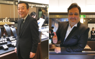 カラーストーンコーナーには五十嵐さんとカピルさん! カラーストーンコーナーには五十嵐さんとカピルさん!