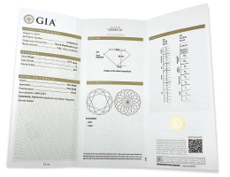 GSTV商品に付属しているGIA®の鑑定書 GSTV商品に付属しているGIA®の鑑定書