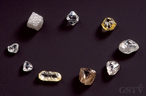 ダイヤモンドのさまざまな結晶系
