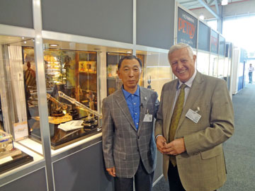 マンフレッド・ヴィルト氏と筆者 マンフレッド・ヴィルト氏と筆者