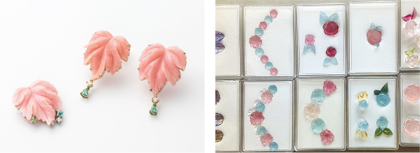 花びら表面の隆起や葉の葉脈など、細部にまでこだわって作られています。 花びら表面の隆起や葉の葉脈など、細部にまでこだわって作られています。