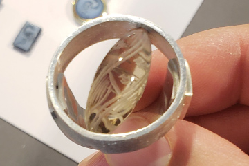 現在考案中の新しいリングの試作品 現在考案中の新しいリングの試作品