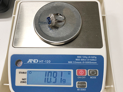 重量の測定