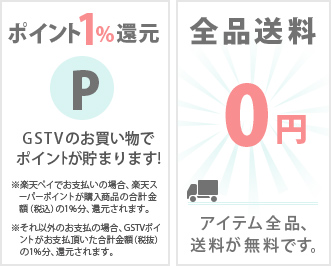 ポイント1%還元、全品送料無料 ポイント1%還元、全品送料無料