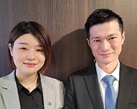 左から川越、日當瀨 左から川越、日當瀨