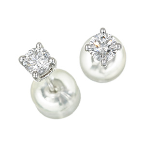 Gstv Pt950 Dカラーダイヤモンド ピアス D 約0 40ct D Vs2 Good