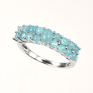 K18WG パライバトルマリン リング PRT 0.30ct以上 PRT 約1.10ct