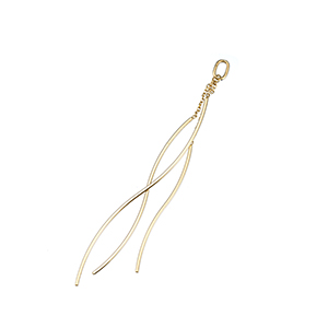 ブランチスタイルチェーンピアス ファッション GSTV ブランチスタイル