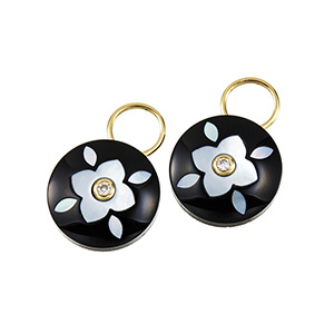 るるる様☆レア品 GIGI かび臭い 別注 CIRCLE CHARM K18 YG