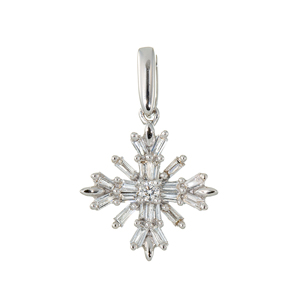 GSTV K18WG ダイヤモンド & H&Cダイヤ(リリーダイヤカット) Twinkle  