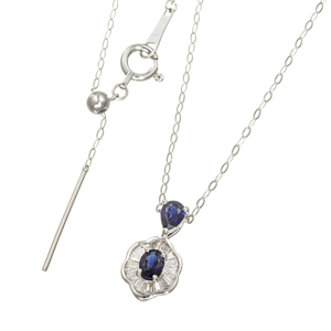 GSTV K18WG サファイア ダイヤ ペンダントトップ SA 約0.50ct D GSTV K18WG サファイア ダイヤ ペンダントトップ SA 約0.50ct D