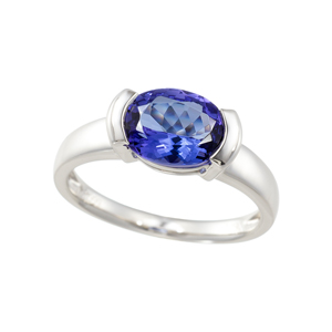 純プラチナ タンザナイト リング TA 約2.00ct 