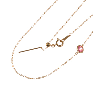 GSTV K18YG アヤナスピネル ネックレス SP 約0.20ct 