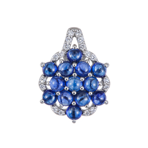 R248○GSTV素敵なデザイン！天然サファイアリング 指輪 K18WG リング(指輪) 