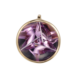 K18YG トム・ムンシュタイナー アメシスト ペンダントトップ AM 約7.60ct 