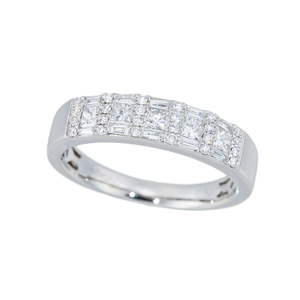 PT950 ダイヤモンド スパークル リング D 約0.50ct