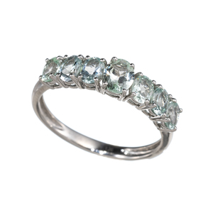 PT950 コーネルピン(ミントカラー) リング KO 約1.20ct 