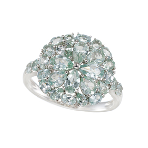 PT950 コーネルピン(ミントカラー) リング KO 約2.45ct