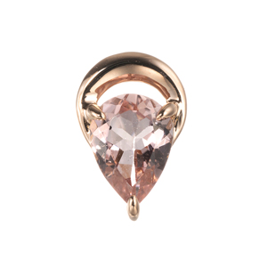 K18PG ピンクトルマリン ペンダントトップ T 約0.50ct