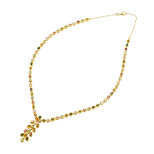 SV トルマリン ネックレス 