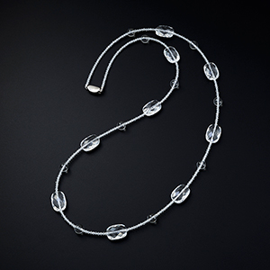 SV クォーツ ネックレス QU 約148.00ct
