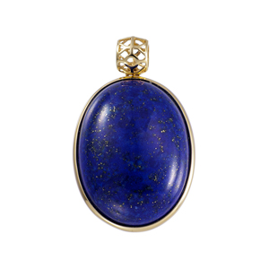 K18YG ラピスラズリ ペンダントトップ LA 約17.00ct