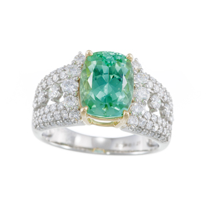 GSTV PT950 ダイヤモンド 円満 フリーリング D 約0.25ct #10-#18