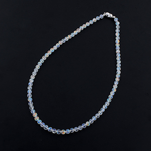 SVレインボームーンストーンネックレスMO約120.00ct