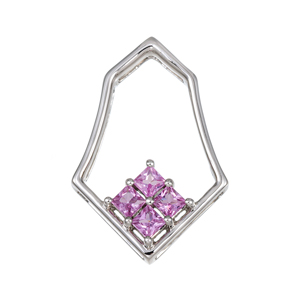 PT950 ピンクサファイア ペンダントトップ PS 約0.40ct 