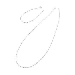 純プラチナ コンバーチブルネックレス 全長 約68cm 重量 約2.6g 幅 約1.5mm