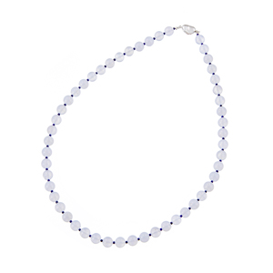SV ブルーカルセドニー ラピスラズリ ネックレス CB 約175.00ct LA 約3.00ct