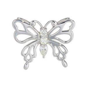 PT950 ダイヤモンド プティ・パピヨン ペンダントトップ D 約0.07ct