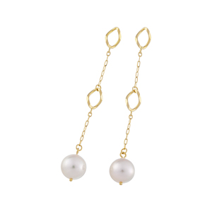 K18YG アコヤ真珠 プント・フェルモ シャインカット チャーム P 約7.5mm