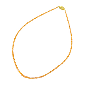 SV マンダリンガーネット ネックレス GA 約40.00ct