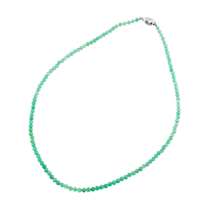 SV エメラルド ネックレス EM 約55.00ct