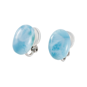 SV ラリマール イヤリング LM 約12.00ct