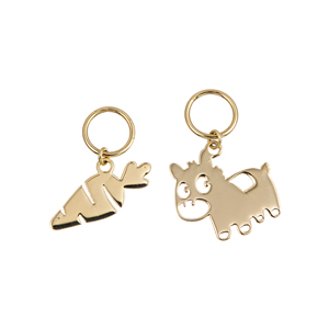 K18YG お馬さん チャーム 約0.4g