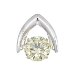PT900 ダイヤモンド ダンシングストーン ペンダントトップ D 約1.00ct