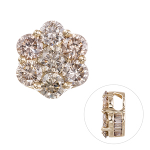 K18YG ブラウンダイヤモンド ペンダントトップ BRD 約1.50ct 