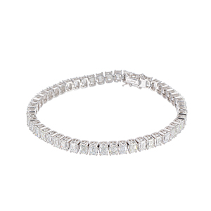 PT950/PT850 ダイヤモンド ブレスレット D 約10.00ct