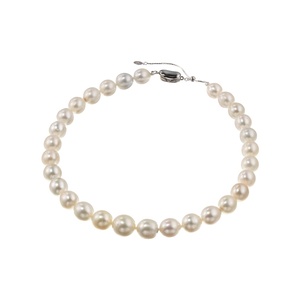 SV 白蝶真珠 ネックレス P 約10.0-13.0mm 約46cm
