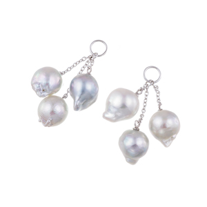 GSTV ピアリング　アコヤ真珠　k18 ペタルチェーン　チャーム GSTV ピアリング アコヤ真珠 k18 ペタルチェーン チャーム GSTV K18YG