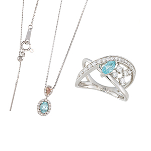 【GSTV】パライバトルマリンリング GSTV リング パライバトルマリン 0.85ct K18YG