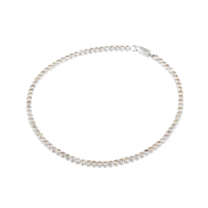 K18WG ブラウンダイヤモンド シルキータッチ ブレスレット BRD 約2.00ct 