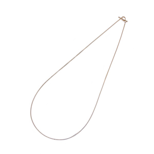 K18YG リーベ Tバーエンド ネックレス 長さ 約40cm 幅 約1.1mm 重量 約3.8g 