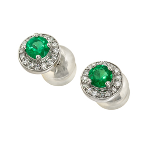 GSTV チャーム18K エメラルド ピアス ピアリング JSM 中古 ピアス/ピアリング/イヤリング